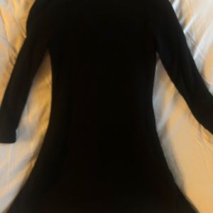 By & By Black Lightweight Sweater Dress